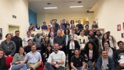 file photo of digital missionaries meeting to prepare for Jubilee