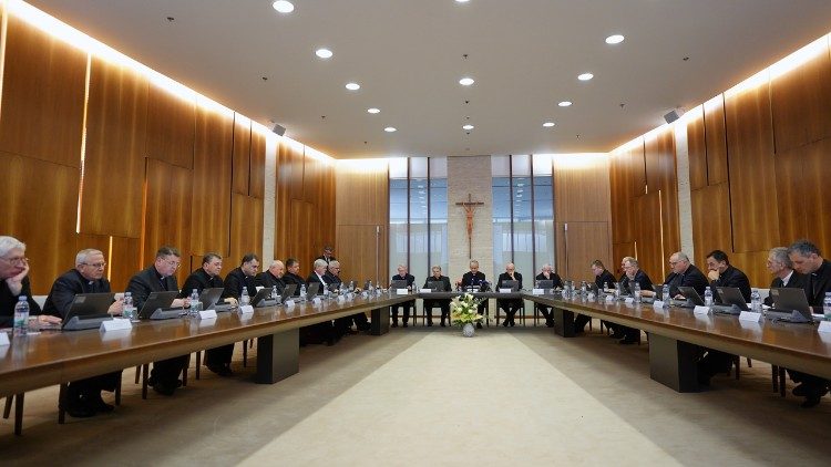 Sudionici 70. plenarnog zasjedanja Sabora Hrvatske biskupske konferencije