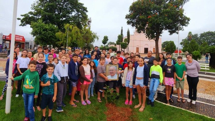 Francisco vive: árvores em homenagem ao Papa