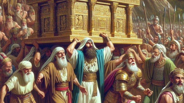 உடன்படிக்கைப்பேழையை சுமந்து வந்த லேவியர்கள் 