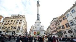 Socha Nepoškvrnenej Panny Márie