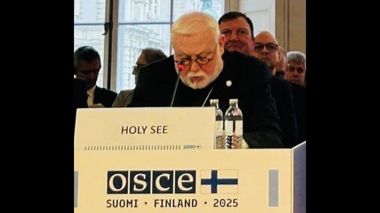 Archbishop Paul Richard Gallagher addresses OSCE 