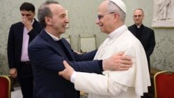 Leão XIV e Roberto Benigni
