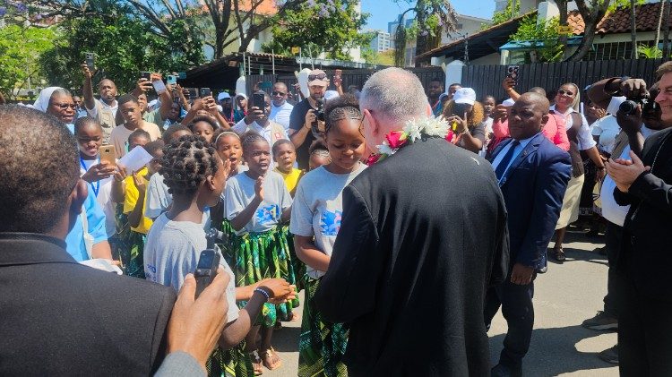 Cardeal Parolin acolhido com j&uacute;bilo pelos fi&eacute;is mo&ccedil;ambicanos 