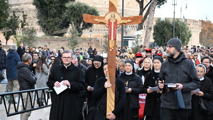 2025.12.08 gruppo di pellegrini dalla Polonia