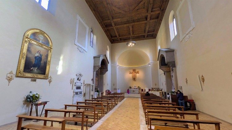 Інтэр'ер касцёла святога Віта ў Рыме