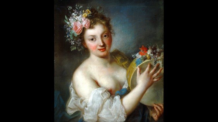 Rosalba Carriera - Allegoria della Musica - pastello su tela 1712 -Bayerisches Nationalmuseum