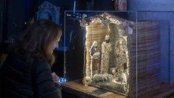 Presépio feito por artesã brasileira é exposto no Vaticano. Foto: Solange Souza 
