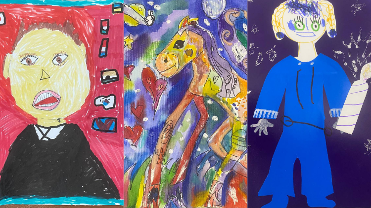 Литвин Павло, 7 років, Соловйова Аміра, 6,5 років і Рясна Софія, 3 роки