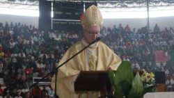 Cardeal Secretário de Estado Pietro Parolin no encerramento da III JNJ, em Maputo (Moçambique)