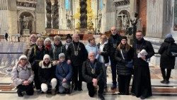 Pielgrzymi z Jeleniej Góry - Cieplic w Bazylice św. Piotra