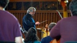 Riccardo Muti podczas jednego z koncertów