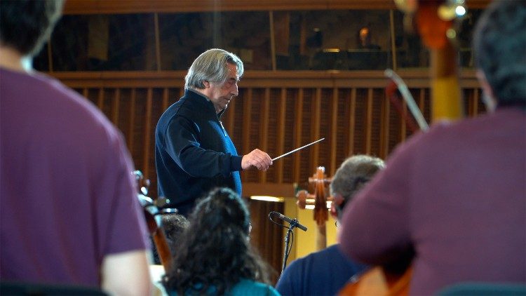 Riccardo Muti podczas jednego z koncertów