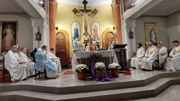 Литургия в Парчевич