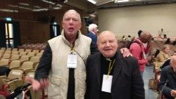 Prof. Gerhard Vorwold mit Erzbischof Domenico Sorrentino (Assisi) in Castelgandolfo