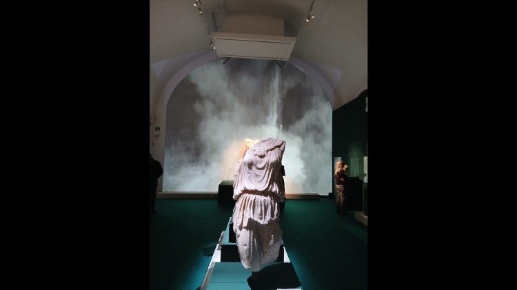 Allestimento della mostra "I Greci a Roma." Foto di Gianluca Schingo 