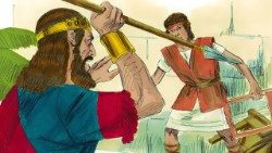 தாவீதைக் கொல்ல முனையும் சவுல் 