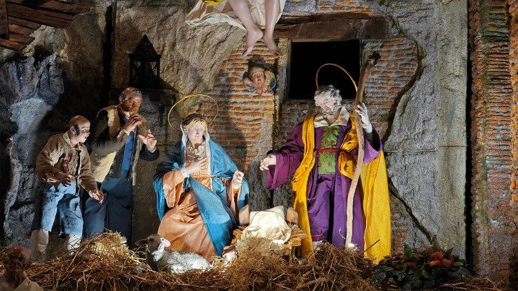 La cr&egrave;che napolitaine de la basilique Saint-Pierre