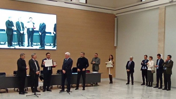 Remise des distinctions honorifiques au dicastère pour la Communication, jeudi 18 décembre 2025.