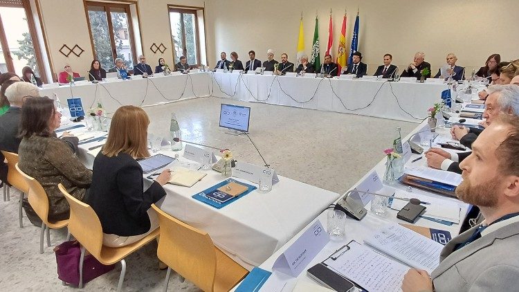 Un momento dei lavori presso l'Augustinianum