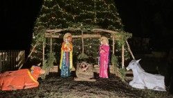 Por primera vez, tras su inauguración en septiembre de 2025, el Borgo Laudato si' cuenta con un pesebre con el arte tradicional de Metepec, México.