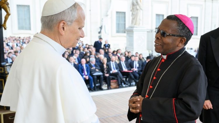 Askofu Kyando alipata nafasi ya  kuteta na Papa Leo XIV
