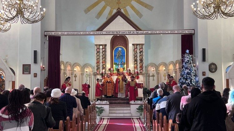 2025.12.25 Festa del natale nella chiesa armeno cattolica di Baghdad