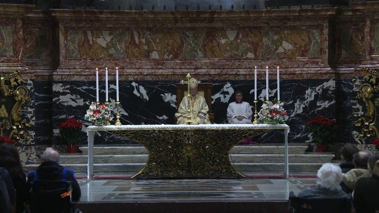 Un momento della celebrazione