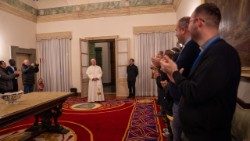 León XIV se reúne con los seminaristas y jóvenes sacerdotes diocesanos adherentes al Movimiento de los Focolares (Castel Gandolfo, 29 de diciembre de 2025)