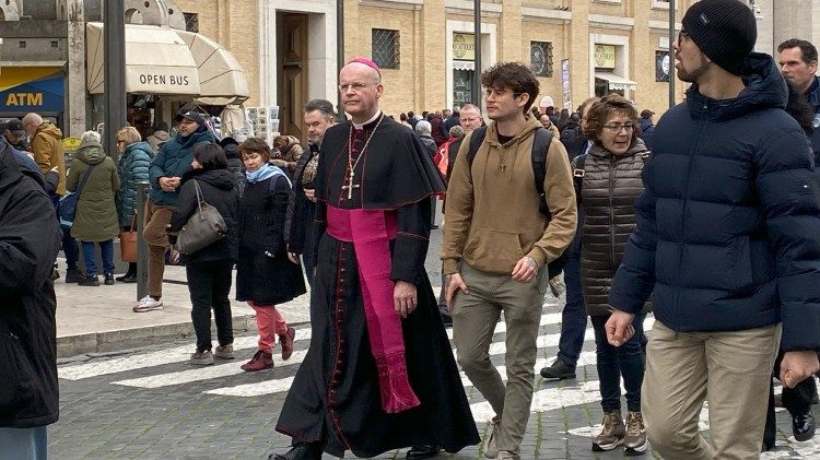 Peregrinación a la Puerta Santa de la Basílica de San Pedro en el marco del Jubileo de las Fuerzas Armadas, sábado 8 de febrero de 2025.