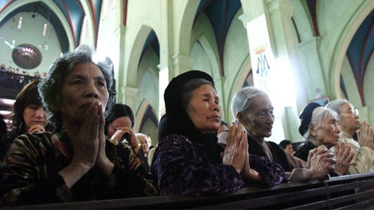 Японскія католікі. Ілюстрацыйнае фота