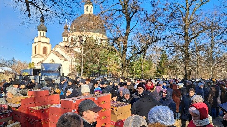 Sytuacja w Zaporożu jest bardzo trudna. Każda pomoc bezcenna (archiwum o. Luki Bovio)
