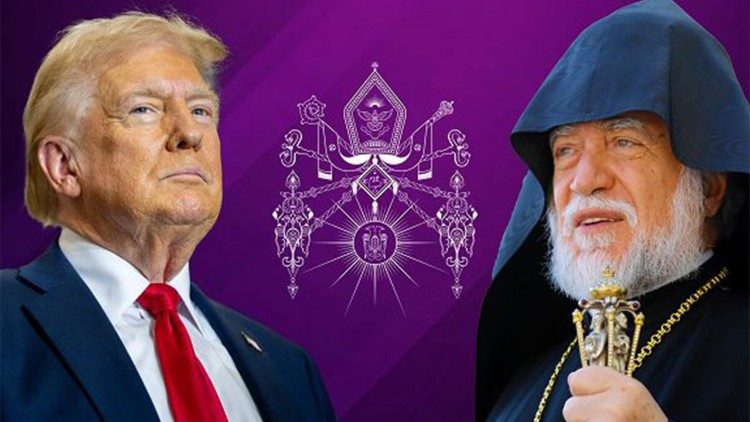 2025.02.08 Aram I e il Presidente Trump