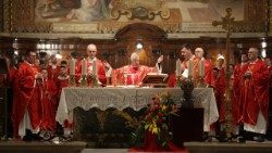 Proslava blagdana blaženoga Alojzija Stepinca u Hrvatskoj crkvi svetoga Jeronima u Rimu (Foto: Mate Žilić)