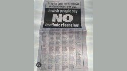 Ein klares Nein in der New York Times - Appell von  350 Rabbiner, Künstler und Aktivisten 