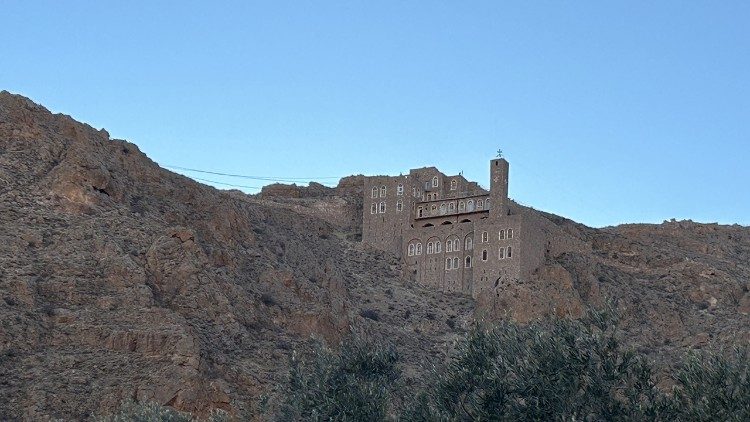 Una veduta del monastero di Mar Musa al Habashi