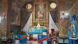 Capelania congolesa em Roma antes da Missa pela Paz na República Democrática do Congo no domingo, 16 de fevereiro de 2025