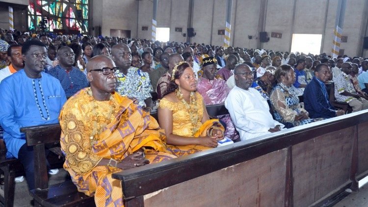 Ouverture du Centenaire de l'évangélisation de l’archidiocèse de Bouaké, en Côte d’Ivoire, dimanche 16 février 2025.