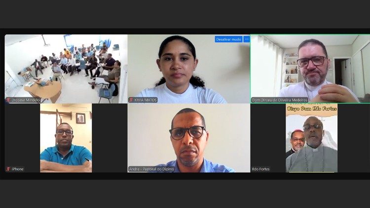 Vivência do Sínodo fortalece laços entre as Dioceses de Camaçari e de Mindelo no Cabo Verde.