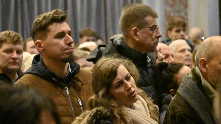 2025.02.20 Msza św. przy grobie św. Jana Pawła II (ks. Marek Weresa)