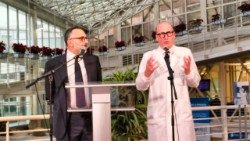 L: Dr Luigi Carbone. R: Dr Sergio Alfieri