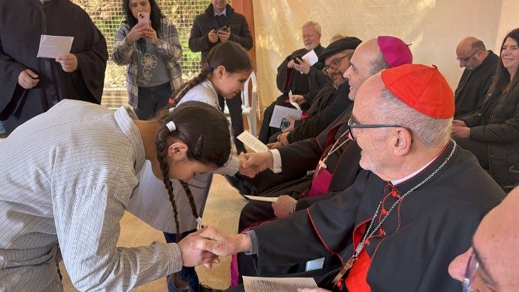 Il saluto agli alunni di Al-Moutrane Al-Raaiya