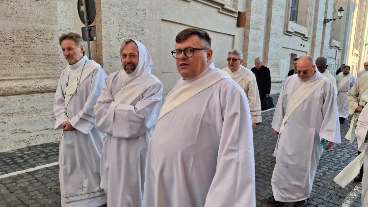 Nuolatiniai diakonai iš Lietuvos Romoje