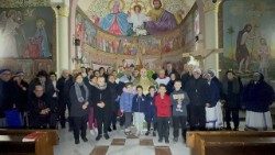 Župljani župnije Svete Družine v Gazi