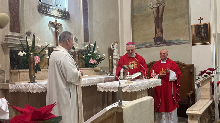 Przekazanie relikwii do kościoła Domine, Quo Vadis 