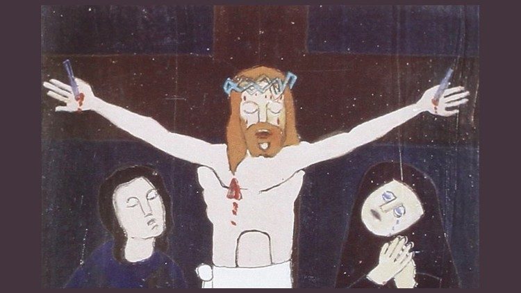 L'immagine sulla copertina delle meditazioni per la Via Crucis al Colosseo del 1999, scritte da Luzi