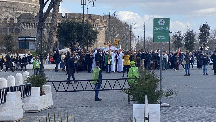 Pielgrzymi z archidiecezji paryskiej