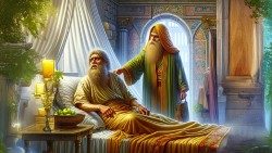 படுக்கையில் அரசன் எசேக்கியா