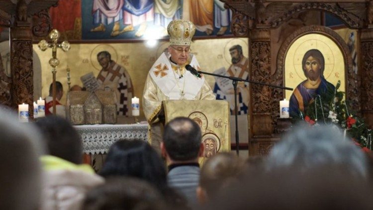 2025.01.15 Bishop Stojanov served Christmas Divine Liturgy in the Strumica Cathedral