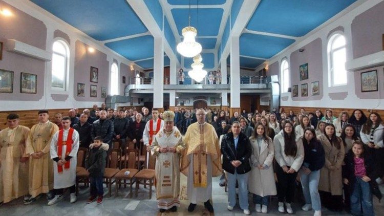 2025.01.15 Bishop Stojanov served on the first day of Christmas in Nova Maala